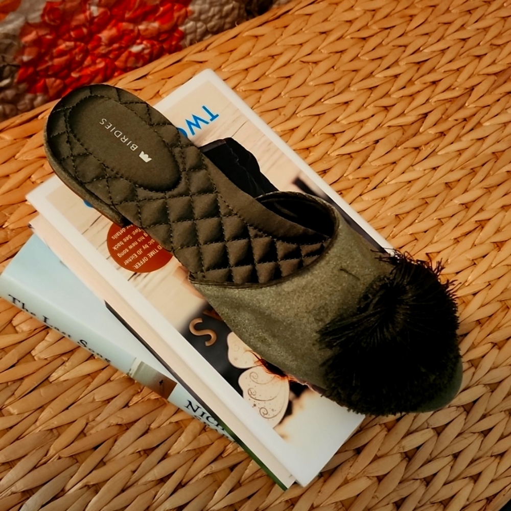 COPY - Birdies "The Songbird" slides in Matcha, size 9